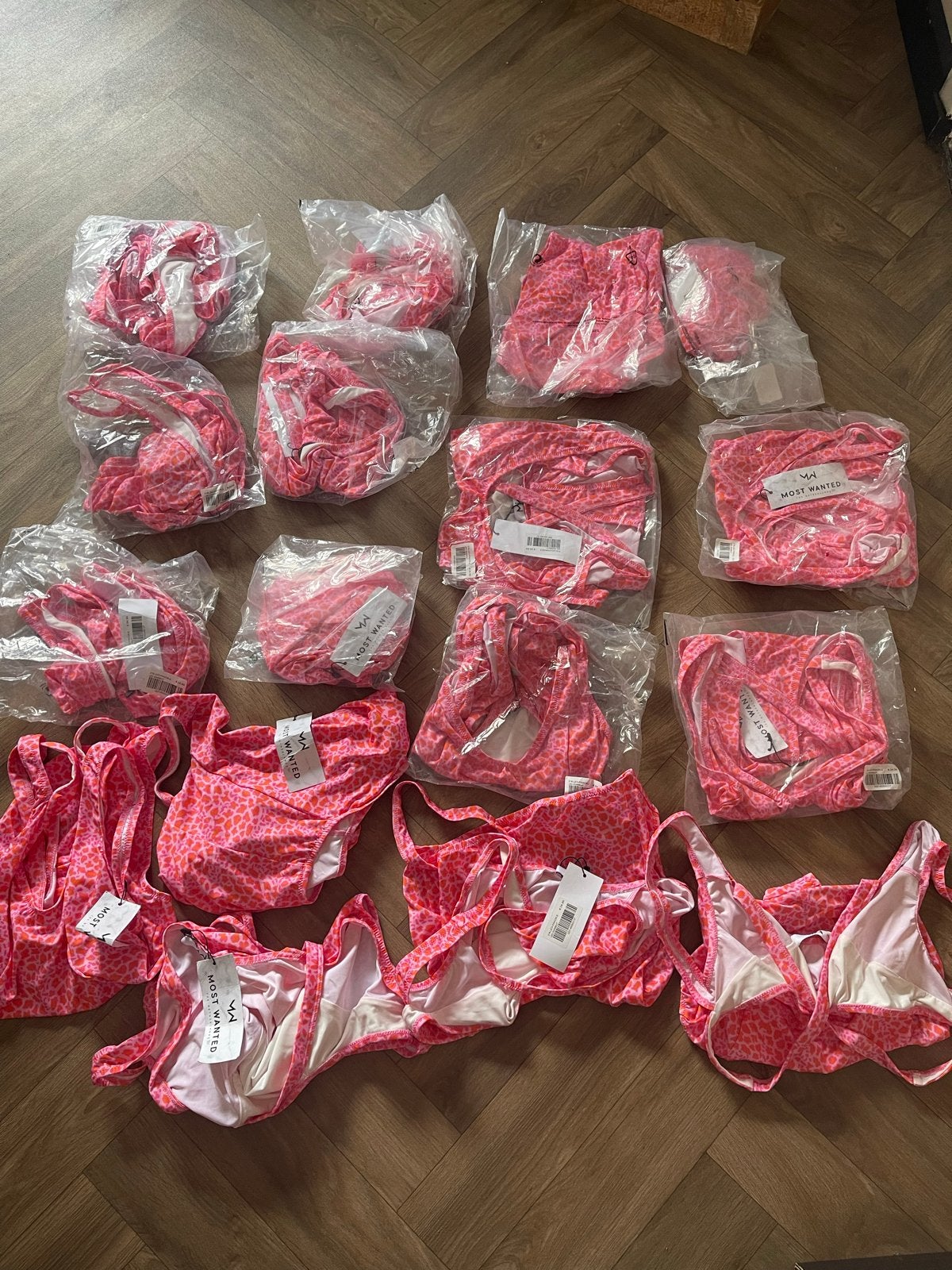 Most Wanted Badpakken Roze/Oranje Luipaardprint, Ophalen of Verzenden, Nieuw, Maat 36 (S)