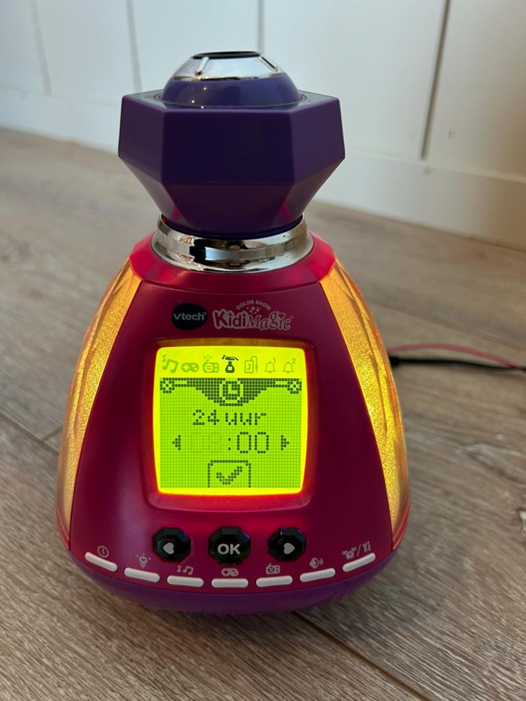 VTech KidiMagic Wekker en radio incl.adapter!, Ophalen of Verzenden, Gebruikt