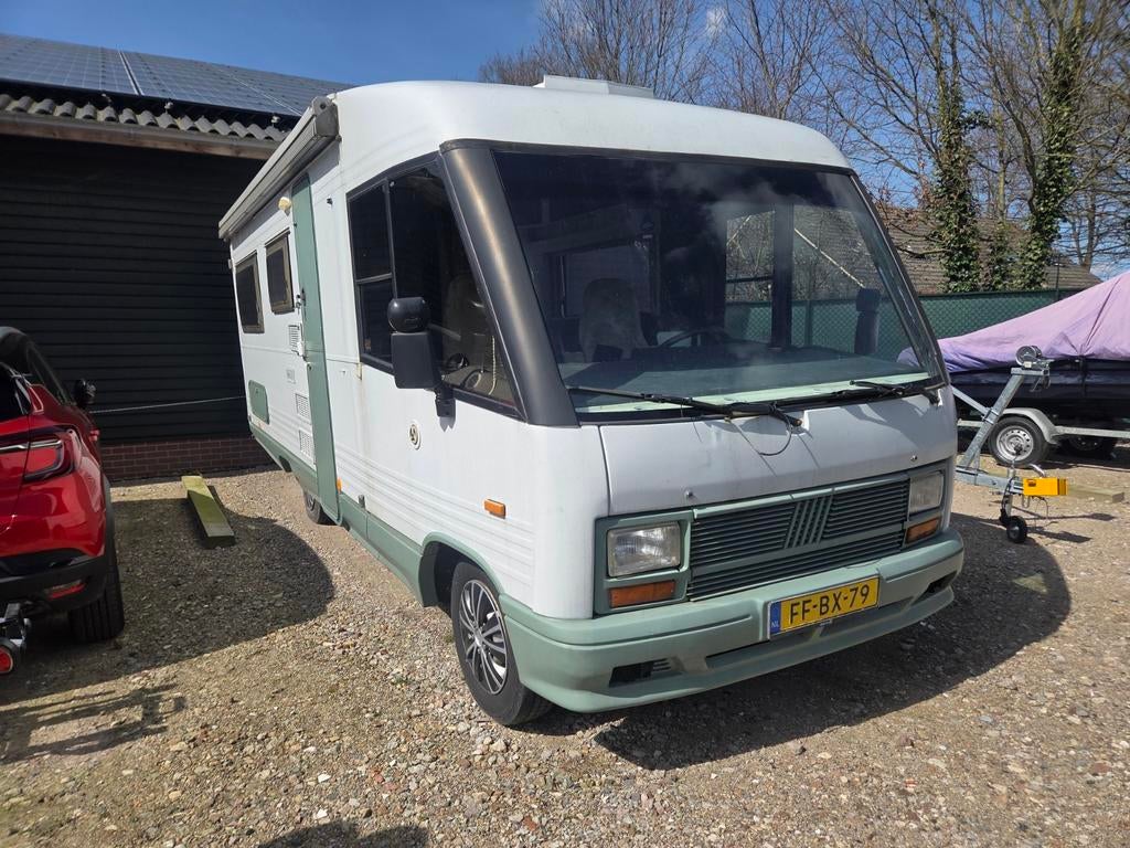 Compacte Fiat Camper - Ideaal voor avontuurlijke reizen, Caravans en Kamperen, Particulier