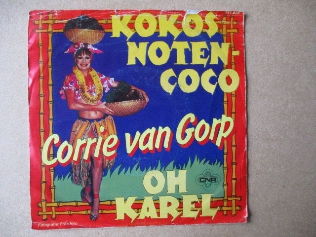 s0223 corrie van gorp - kokosnoten coco, Ophalen, Gebruikt, 7 inch