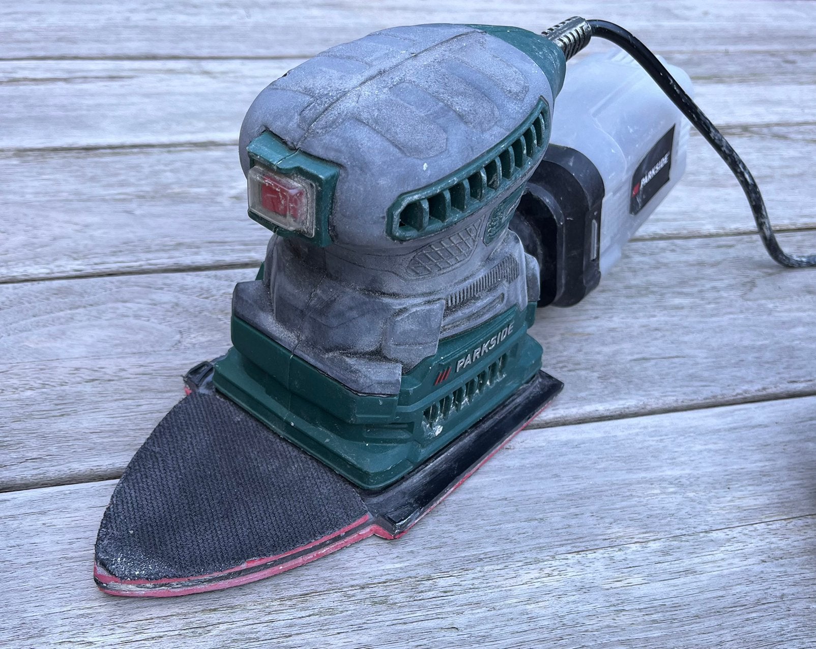 Parkside Power Sander PPS 200 C2, Ophalen of Verzenden, Gebruikt, Minder dan 600 watt, Vlakschuurmachine