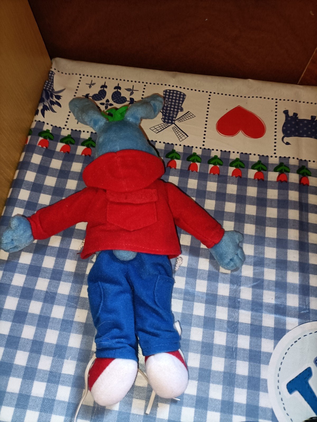 BOBO knuffel met veter strikken oefenen 31 cm groot, Ophalen of Verzenden, Zo goed als nieuw, Overige typen