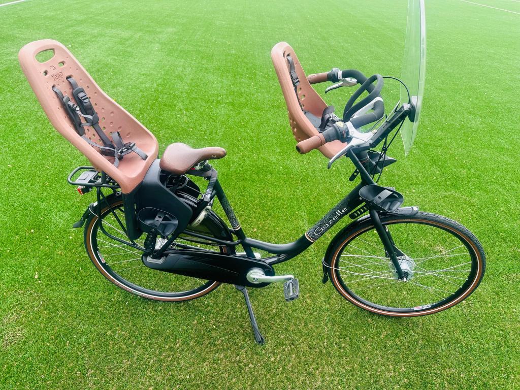 Gazelle bloom Moederfiets 57cm compleet met zitjes ✅, Niet ingevuld, 2 zitjes, Versnellingen, Niet ingevuld