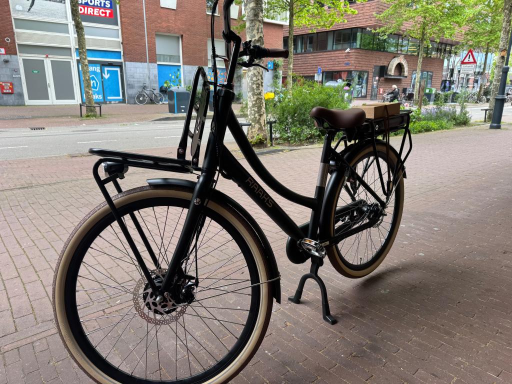 Fietshokje Raaks:Raaks Hudson elektrische transportfiets, Niet ingevuld, Nieuw, 51 tot 55 cm, 50 km per accu of meer