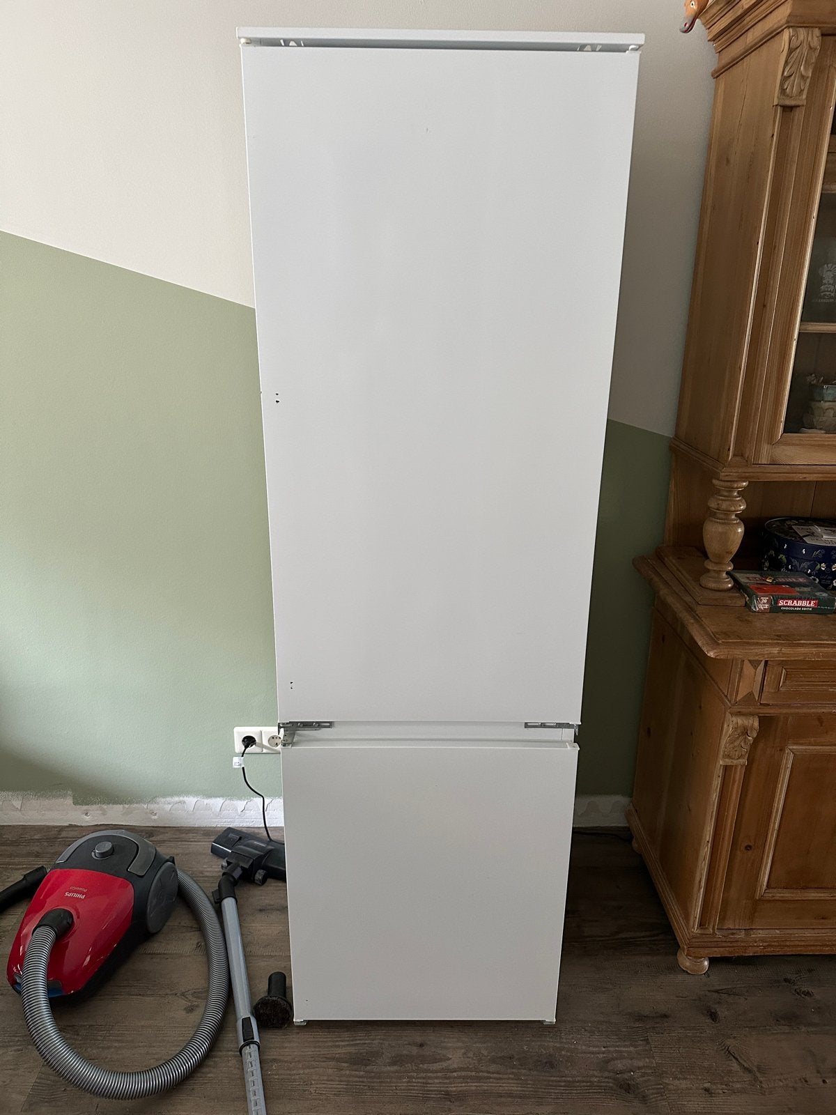 AEG Koelvriescombinatie SCB61811LS (inbouw), Ophalen, 150 tot 200 liter, Gebruikt, Met aparte vriezer