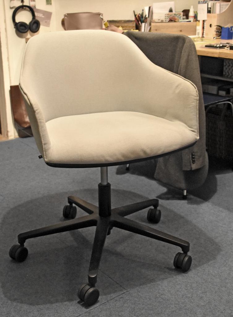 Vitra Softshell chair, Ophalen, Gebruikt, Grijs, Bureaustoel