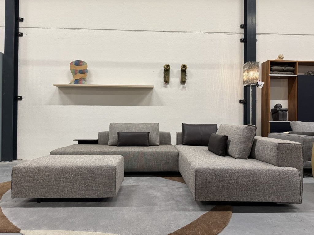 Nieuw eyye Cella Hoekbank milton Zen stof Design Bank 393, Huis en Inrichting, Hoekbank, Design on Stock, 150 cm of meer, Leer