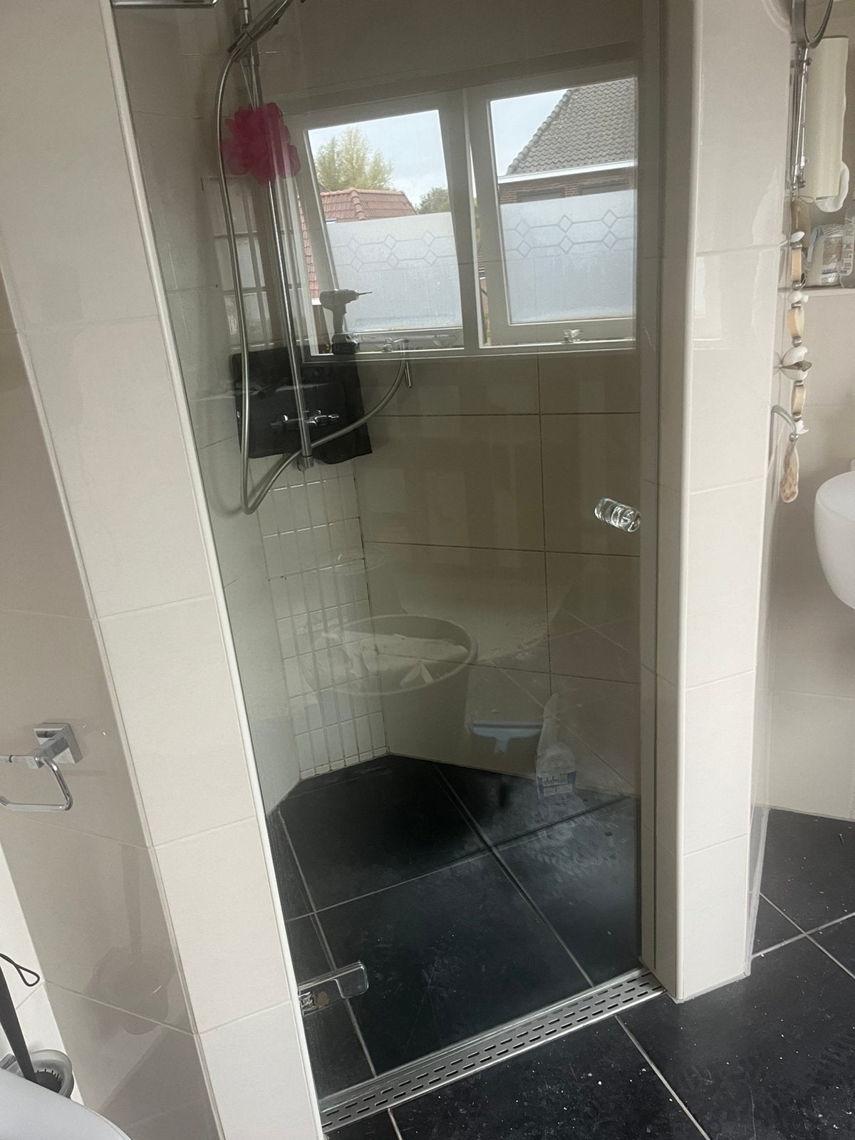 Douche Deur., Ophalen, Gebruikt, Minder dan 80 cm, Binnendeur