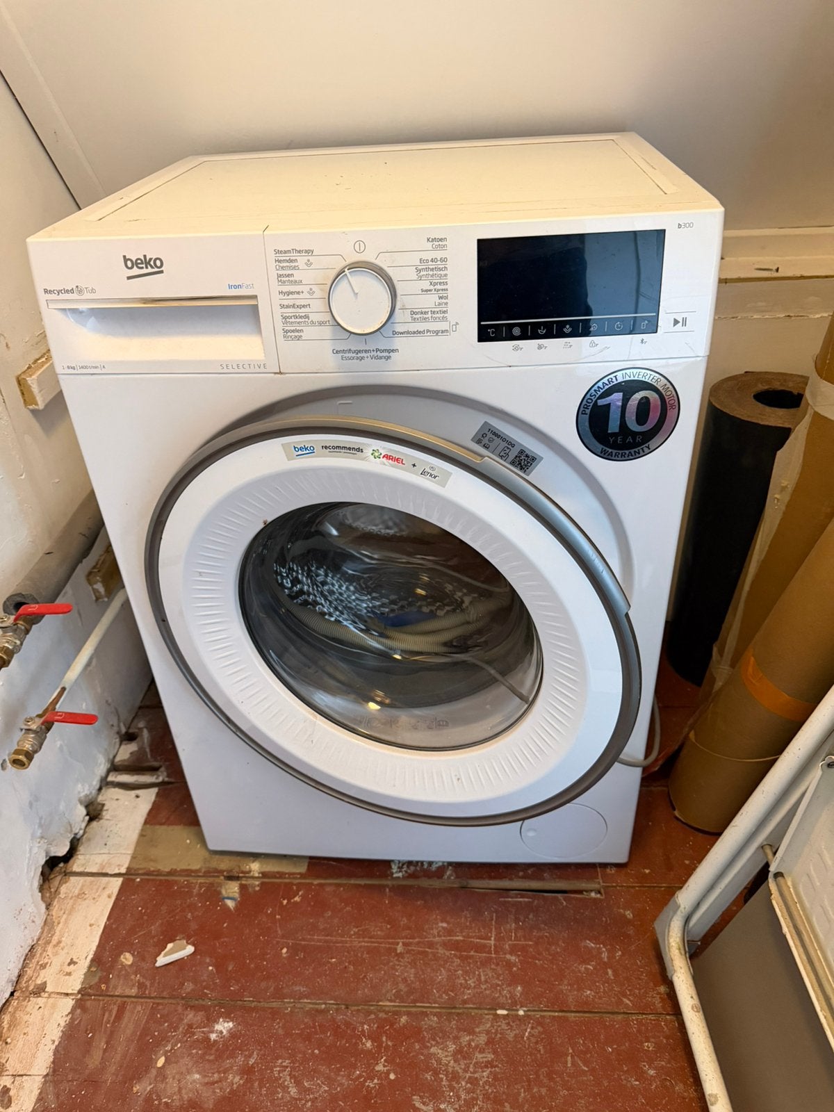 Beko B300 Wasmachine zo goed als nieuw. weining gebruikt., Witgoed en Apparatuur, Wasmachines, Ophalen, Zo goed als nieuw, 1200 tot 1600 toeren