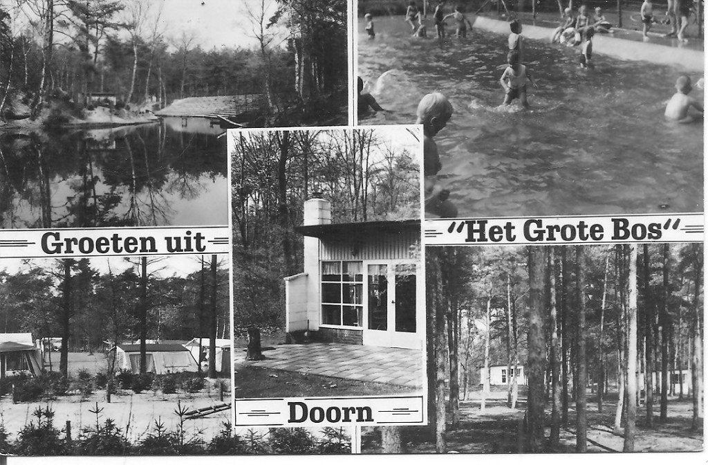Ansichtkaart Recreatiecentrum Het Grote Bos Doorn, Ophalen of Verzenden, 1960 tot 1980, Gelopen, Utrecht