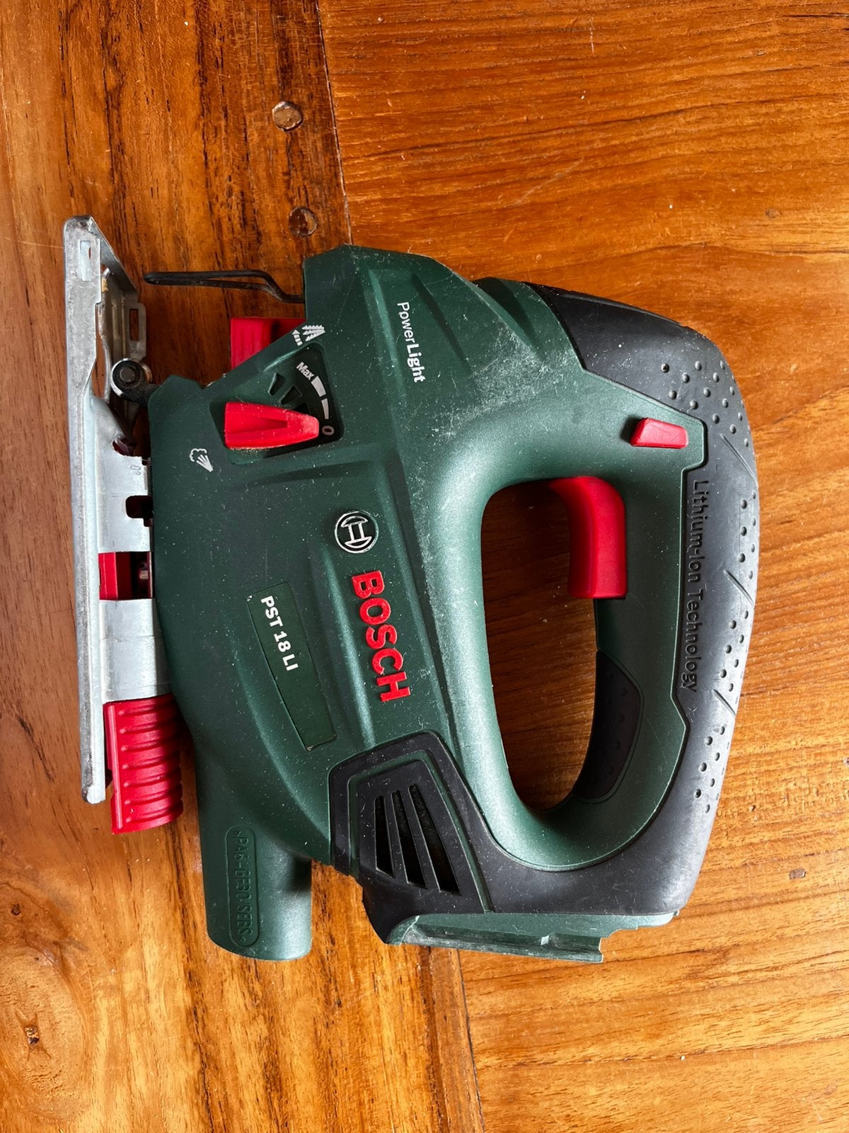 Bosch decoupeerzaag 18V accu PST, Ophalen of Verzenden, Zo goed als nieuw