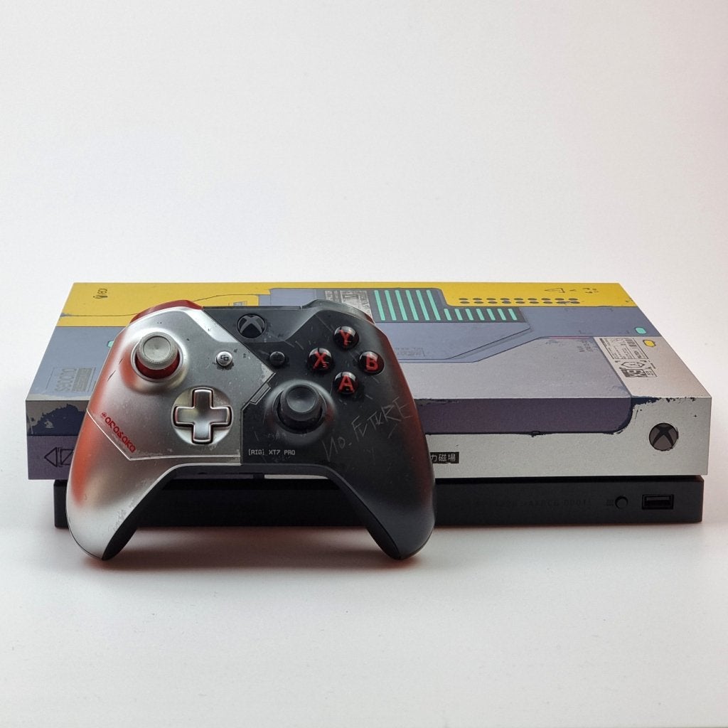 Xbox One X Cyberpunk 2077 Edition 1TB, Spelcomputers en Games, Microsoft, Zo goed als nieuw, Support@microsoft.com, Microsoft Corporation
One Microsoft Way
Redmond, WA 98052-6399
USA