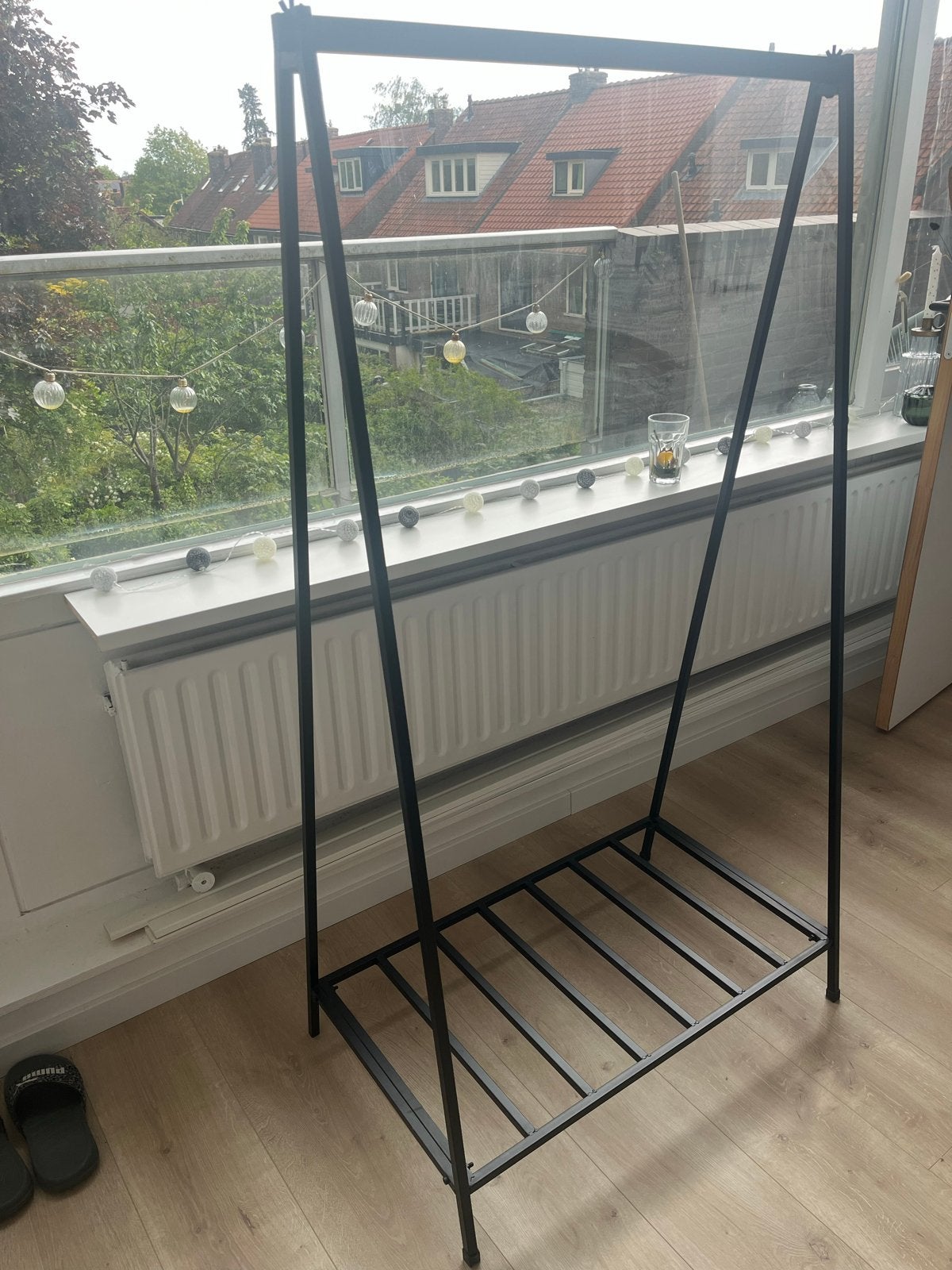 Kledingrek met opbergplank, Ophalen, Gebruikt
