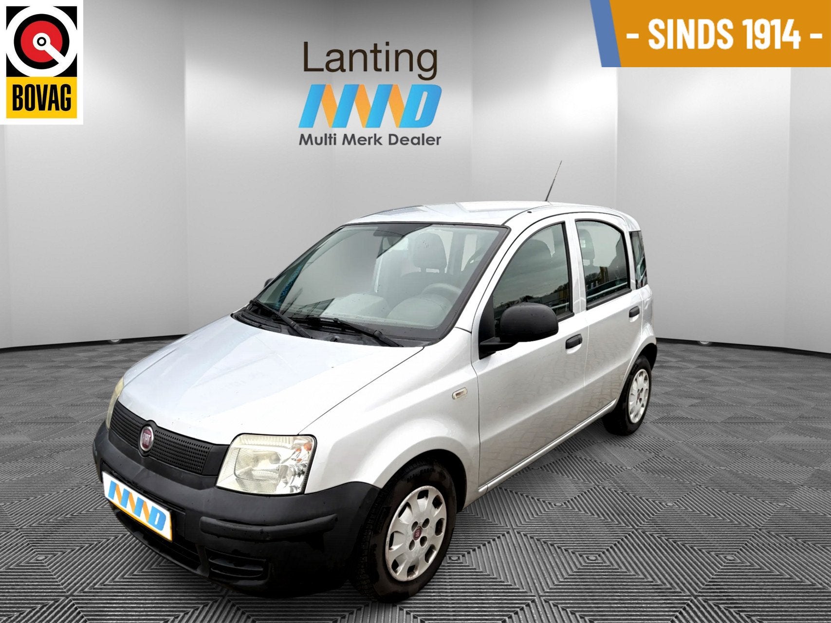 Fiat Panda 1.2 Actual APK t/m 4-2027!, Euro 5, Stof, Gebruikt, Origineel Nederlands