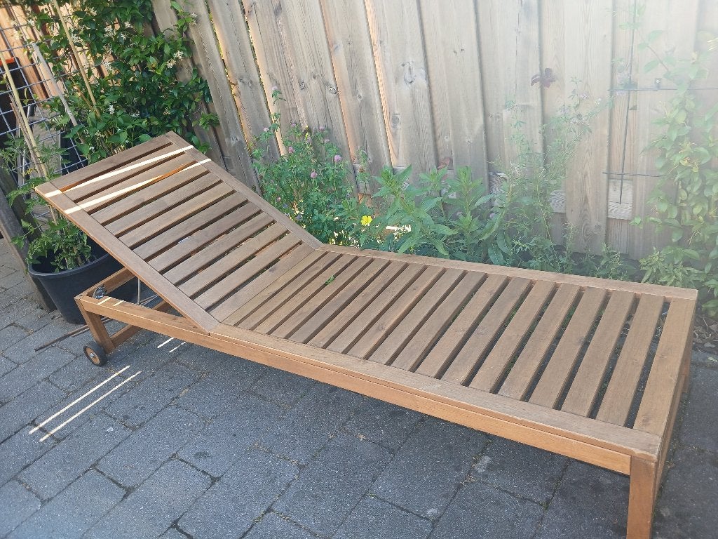 ligbed, Ophalen, Zo goed als nieuw, Hout