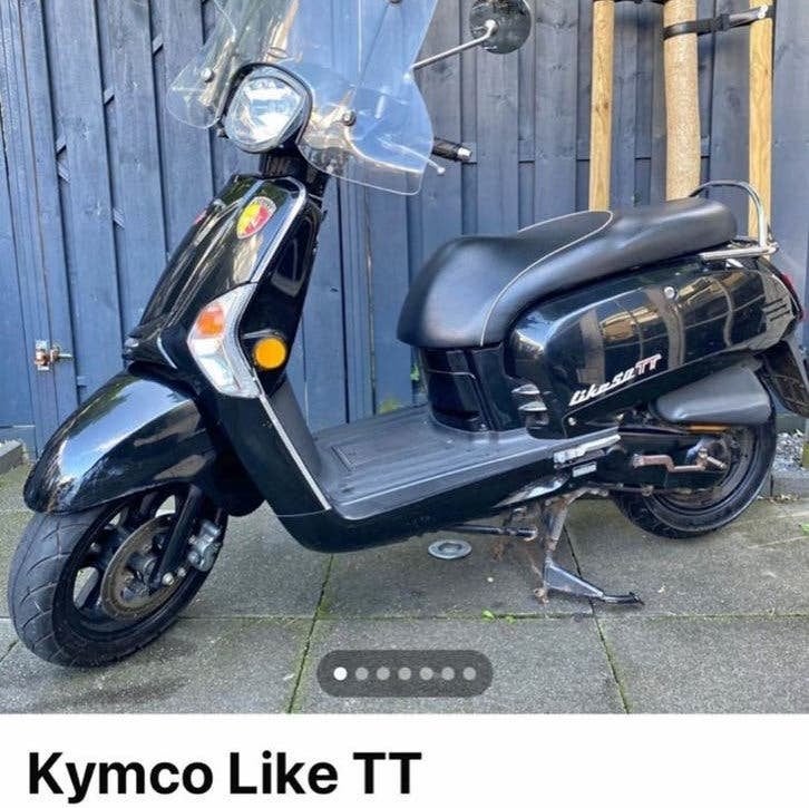 Kymco Like TT Scooter -Zwart  //Start niet meer!! //, Ophalen of Verzenden, Gebruikt, Benzine, Like