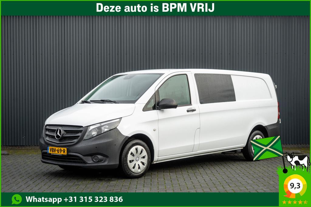 Mercedes-Benz Vito 111 CDI XL L3H1 | 5-Persoons | DC | Camer, Auto's, Bestelauto's, Voorwielaandrijving, Gebruikt, 4 cilinders