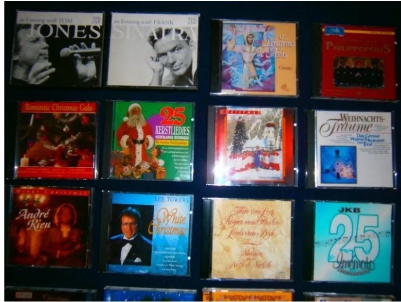 30 cd's, 1x 3 dubbelcd, 2x dubbelcd, '85-2001, Skydisc toren, Ophalen, Gebruikt, Album, Eerste persing