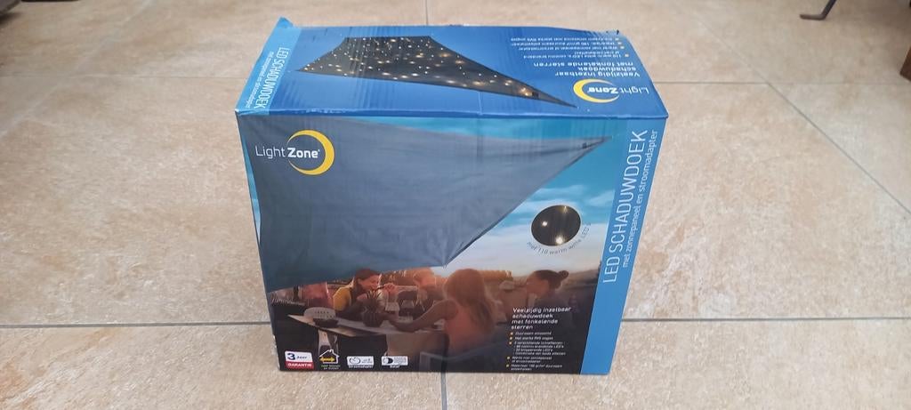 Light Zone LED Schaduwdoek met fonkelende sterren, Ophalen of Verzenden, Nieuw