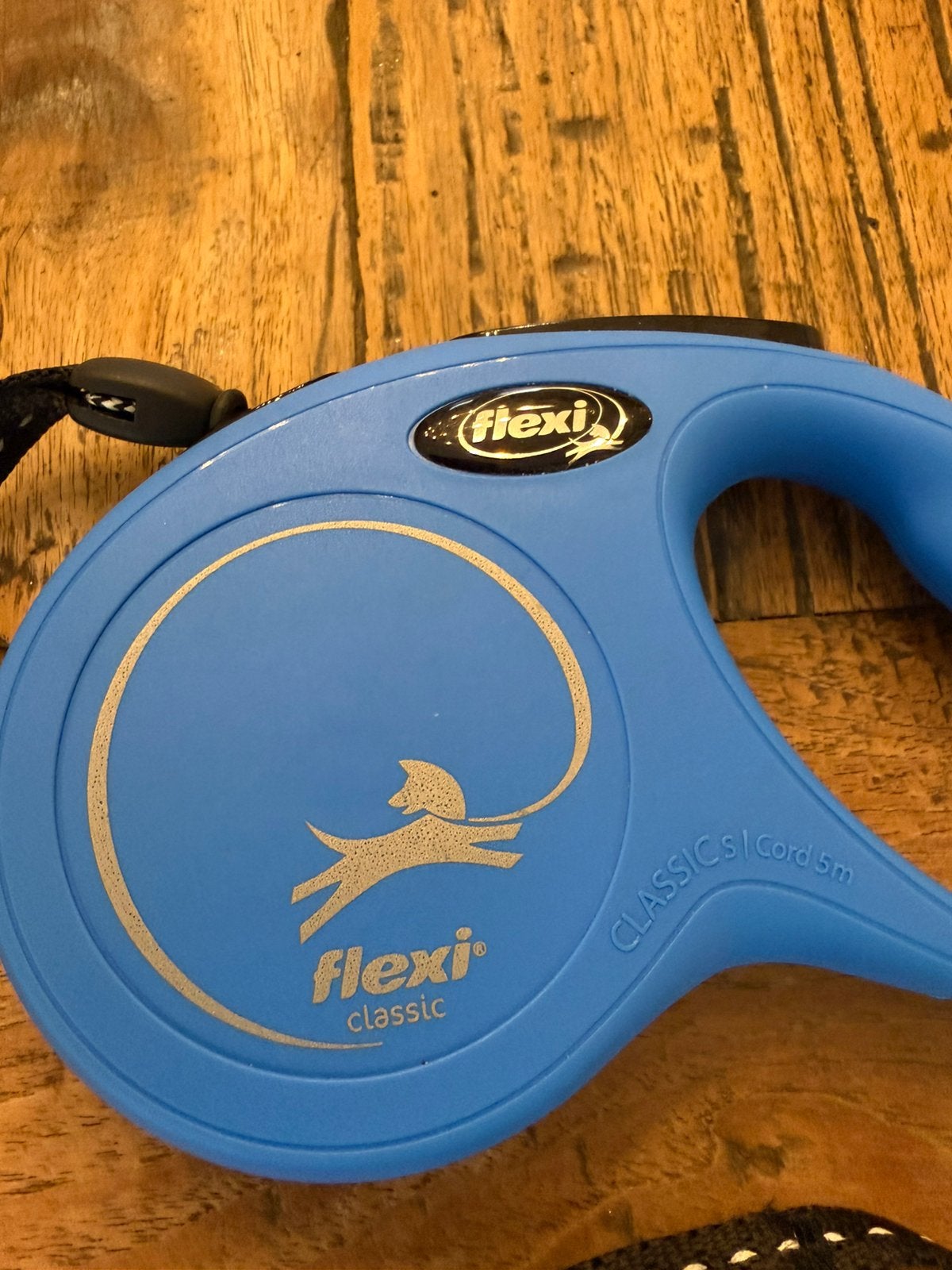 Hondenriem blauw 5m tm 12kg, Ophalen, Zo goed als nieuw