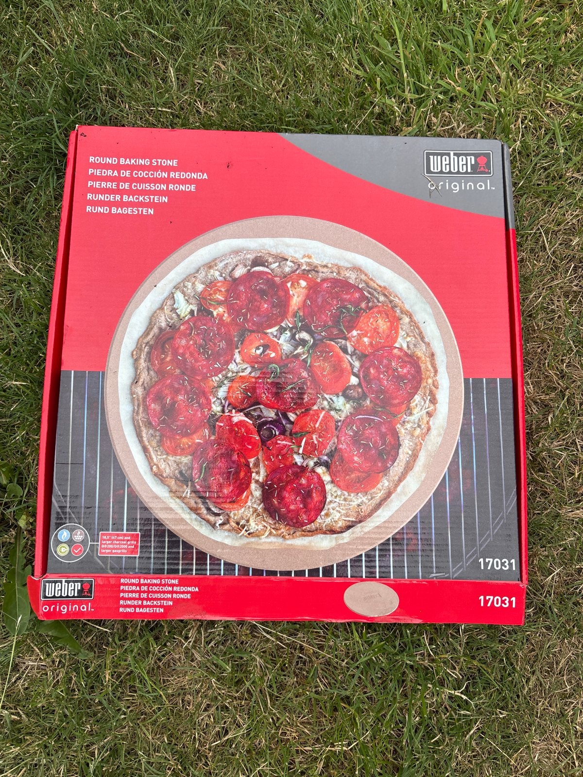 Weber Pizzasteen Rond - Nieuw in Doos, Ophalen, Nieuw