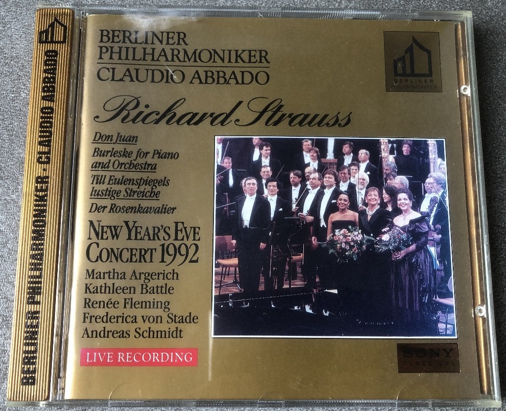 RICHARD STRAUSS -BERLINER PHILHARMONIKER - CLAUDIO, Ophalen of Verzenden, Romantiek, Zo goed als nieuw, Orkest of Ballet