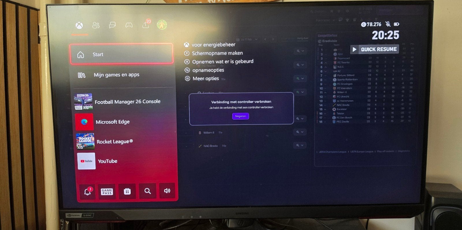 Samsung Odyssey G7 28" 4K 144Hz Gaming Monitor (LS28AG700NUX, Computers en Software, Monitoren, IPS, 101 t/m 150 Hz, In hoogte verstelbaar