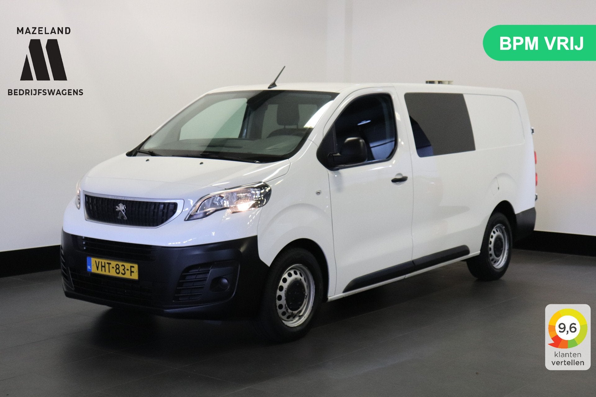Peugeot Expert 2.0 BlueHDI 123PK L3 Dubbel cabine EURO 6 - A, Auto's, Voorwielaandrijving, Stof, Gebruikt, 4 cilinders