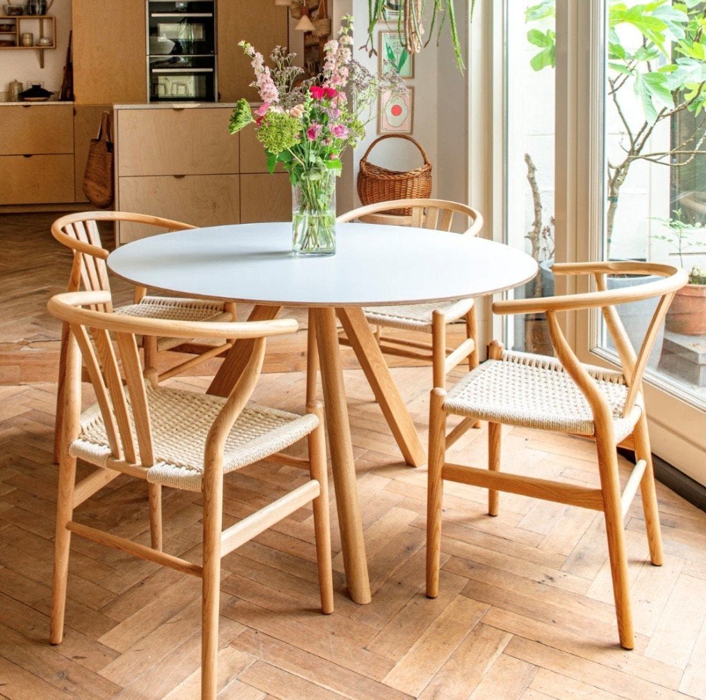 Sissy Boy eetkamerstoelen Rey, Ophalen, Bruin, Zo goed als nieuw, Vier