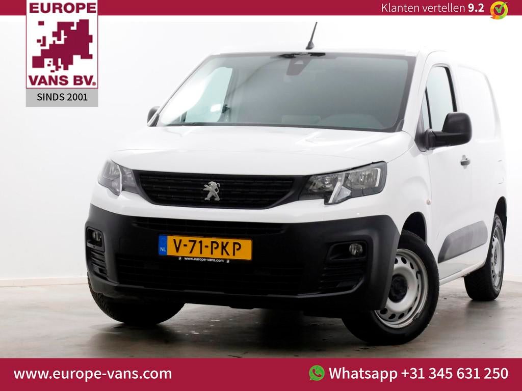Peugeot Partner 1.5 BlueHDI 130pk Automaat Airco/Navi/Camera, Auto's, Gebruikt, Euro 6, 4 cilinders, Wit