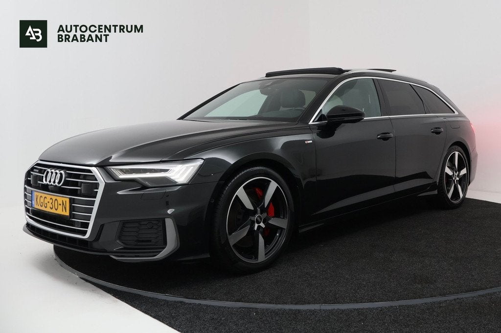 Audi A6 Avant 55 TFSI e quattro Competition (PANO, TREKHAAK, Auto's, Audi, Automaat, Gebruikt, 4 cilinders, Vierwielaandrijving