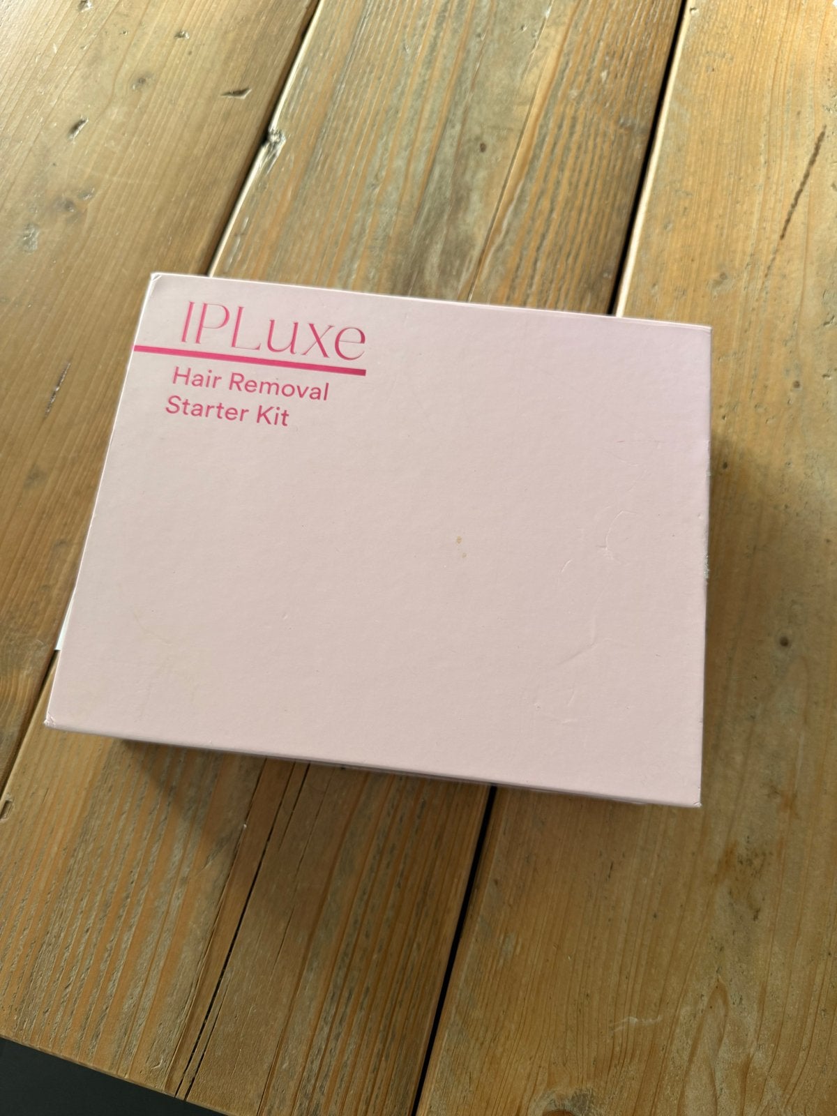 IPLuxe Hair Removal Starter Kit - vrijwel nieuw in doos, Ophalen of Verzenden, Nieuw, Scheren en Epileren
