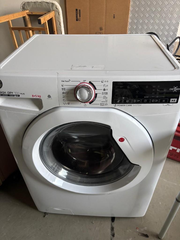 Wasmachine & droger combinatie Hoover H 500 serie, Witgoed en Apparatuur, Wasmachines, Ophalen, Zo goed als nieuw, Voorlader, Energieklasse A of zuiniger