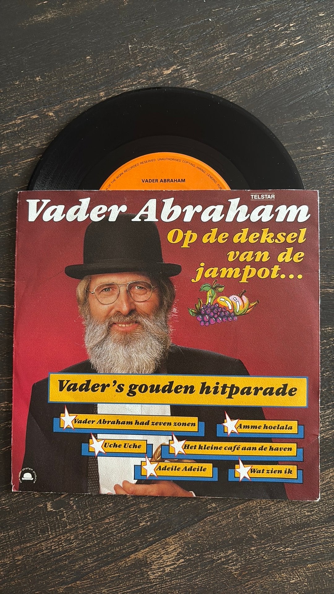 Vader Abraham-Op de deksel van de jampot…, Ophalen of Verzenden, Zo goed als nieuw, Nederlandstalig
