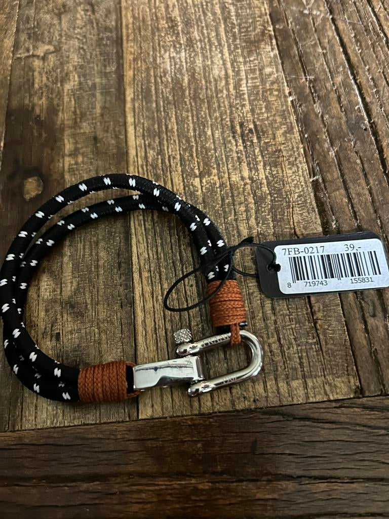 Nieuwe Frank 1967 armband - Stoer en stijlvol, Ophalen, Nieuw, Zwart, Overige materialen