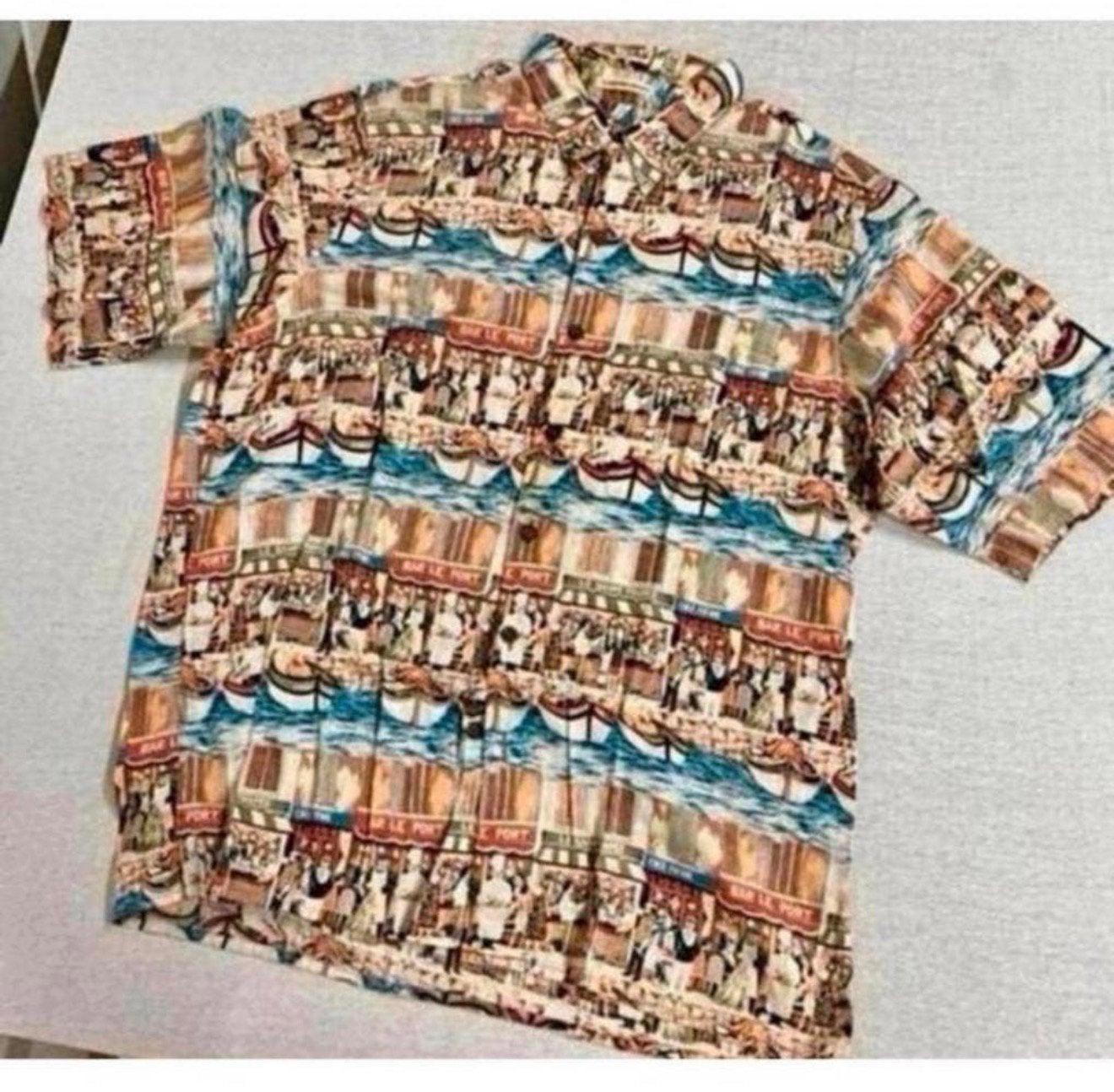 Reyn Spooner collection, egyptian cotton M blouse overhemd, Kleding | Heren, Overhemden, Meerkleurig, Zo goed als nieuw, H, H