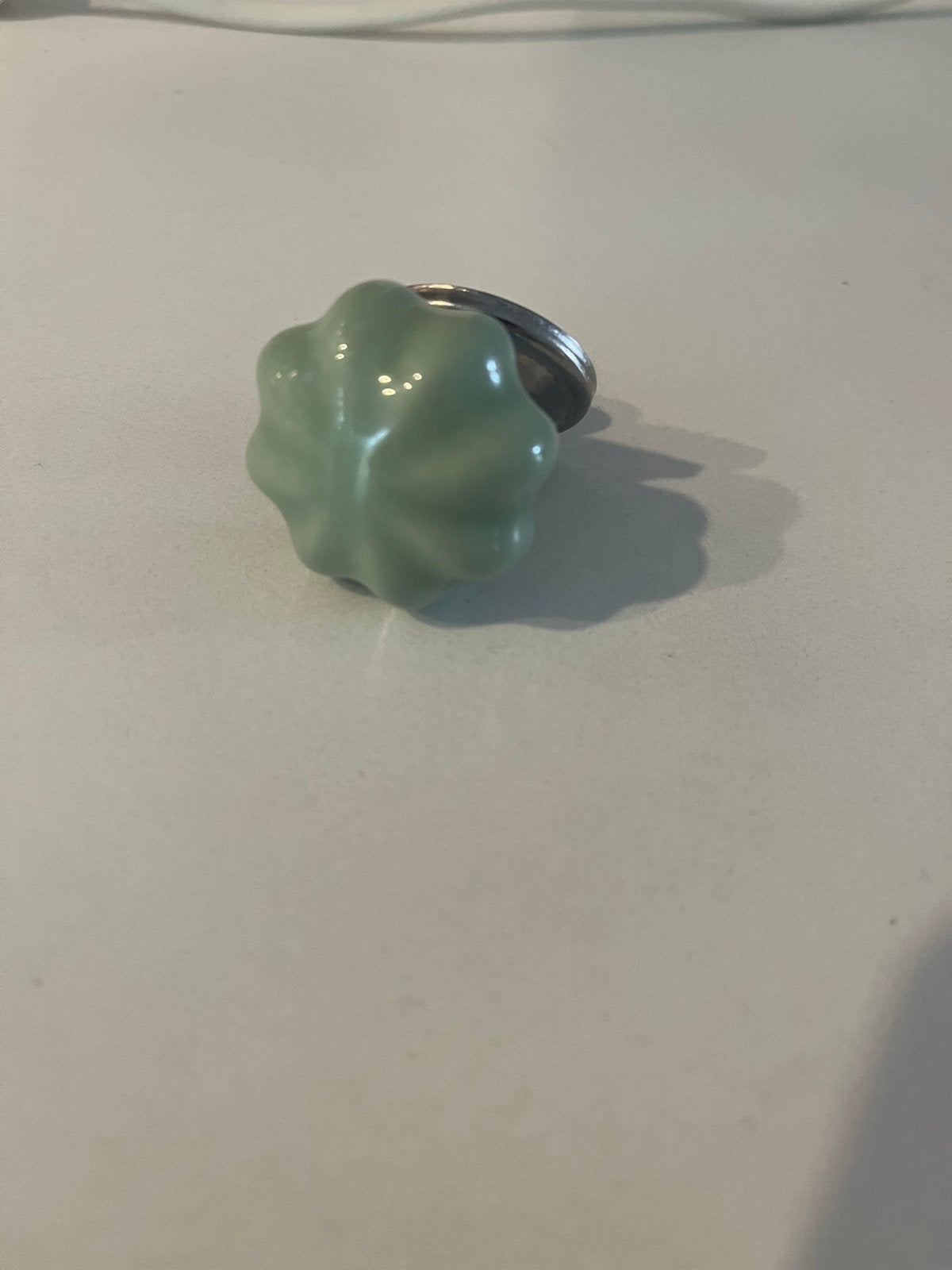 Decoratieve Deurknopje voor Kast of Lade - Lichtgroen, Doe-het-zelf en Verbouw, Hang- en Sluitwerk, Ophalen, Nieuw, Overige materialen