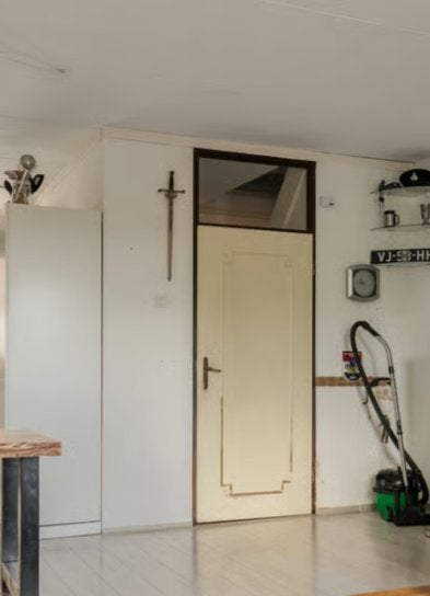 Houten opdekkozijnen en opdekdeuren, Doe-het-zelf en Verbouw, Gebruikt, 80 tot 100 cm, Binnendeur, 200 tot 215 cm