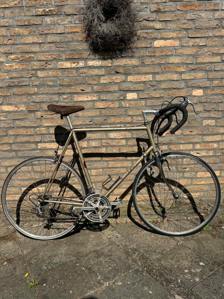 Gazelle retro race fiets opknapper, Fietsen en Brommers, Ophalen, Jaren '60 of nieuwer, Velgrem, 59 cm of meer