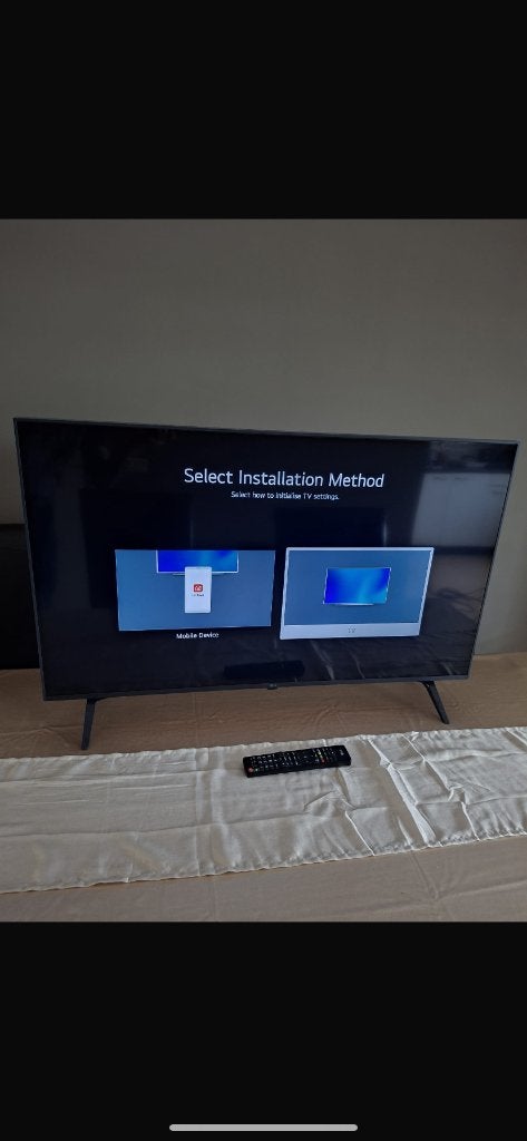 LG smart tv 43 inch, Ophalen, LED, 50 Hz, Zo goed als nieuw