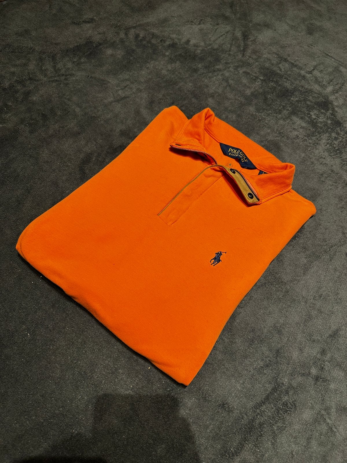 Polo Golf Ralph Lauren longsleeve oranje maat S, Verzenden, Zo goed als nieuw, Maat 52/54 (L), Oranje