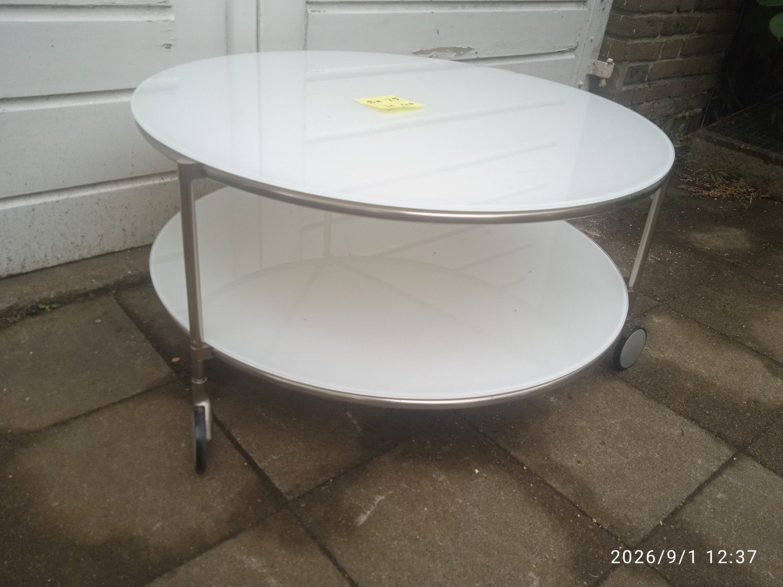 Strind salontafel van Zweedse designer Ehlén Johansson1980, Ophalen, 50 tot 100 cm, Rond, 50 tot 100 cm