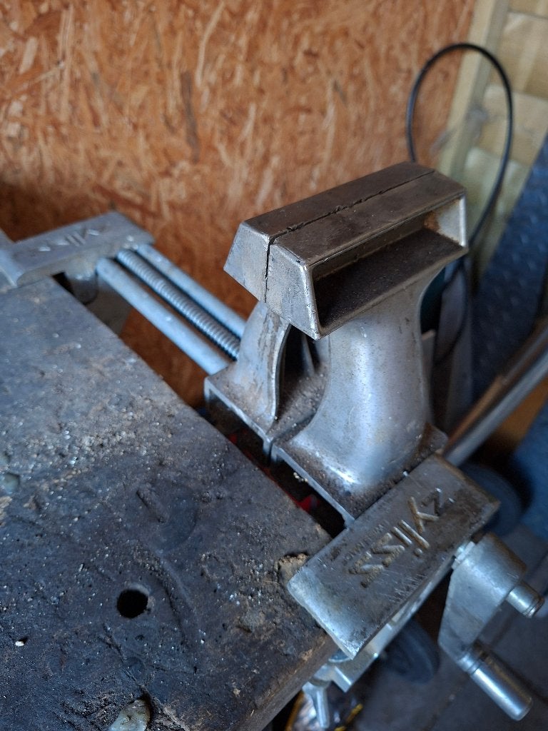 Aluminium bankschroef merk Zyliss, Ophalen, Gebruikt, Minder dan 70 cm, Bankschroef