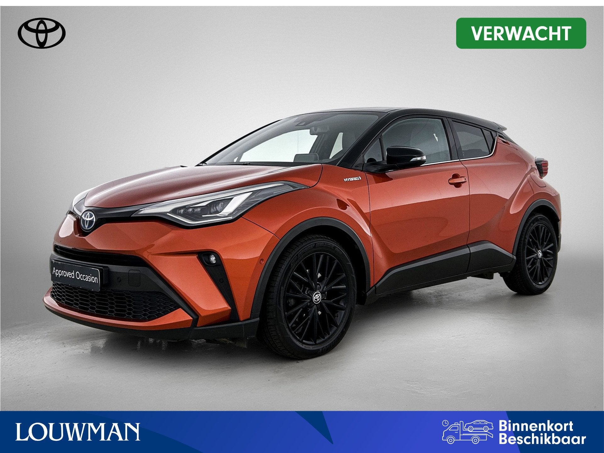 Toyota C-HR 2.0 Hybrid Launch Edition | Dealeronderhouden |, Auto's, Gebruikt, Leder, Bedrijf, Hybride Elektrisch/Benzine