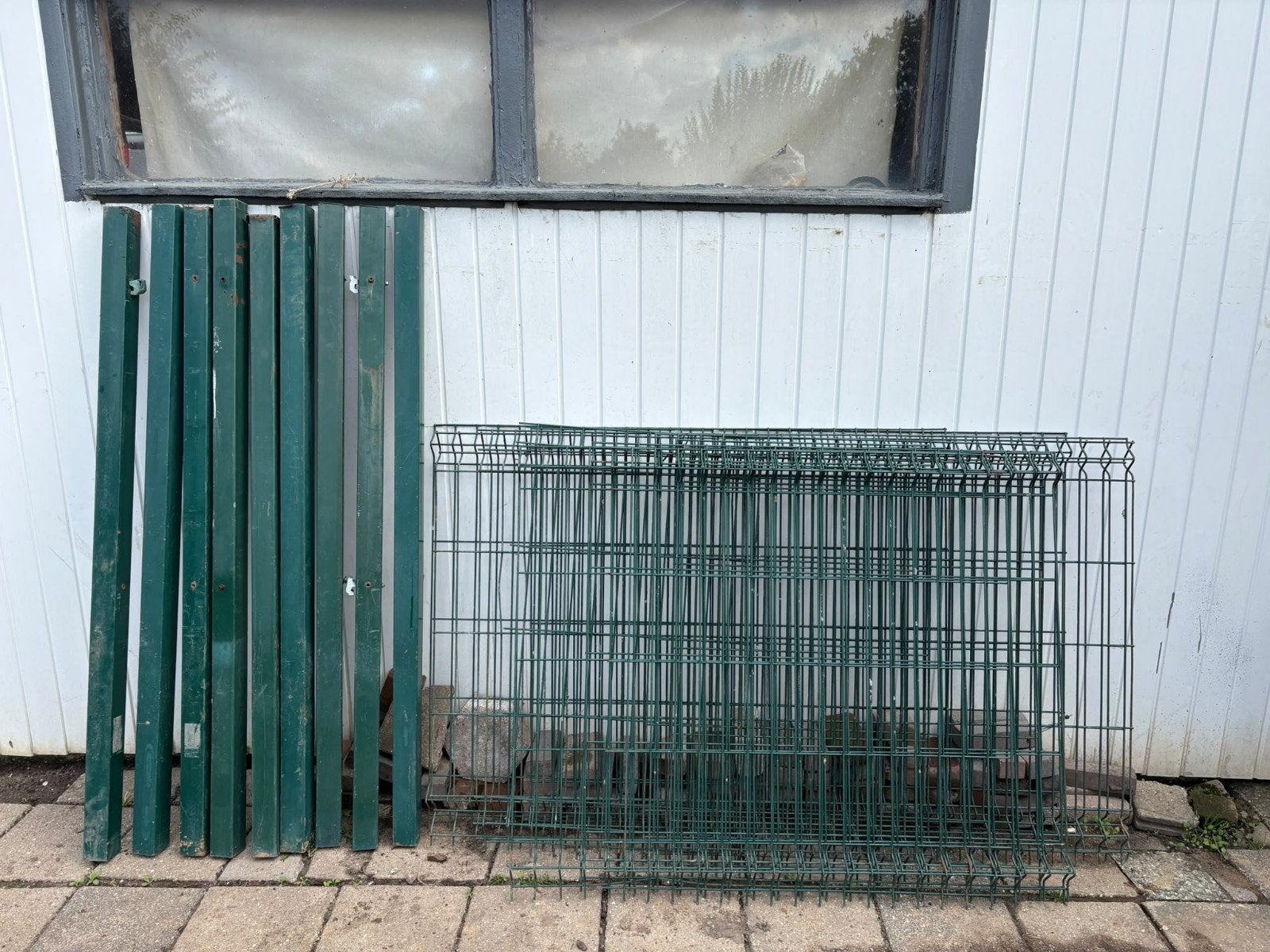 Sier hekwerk met palen, Tuin en Terras, Ophalen, IJzer, Sierhekwerk