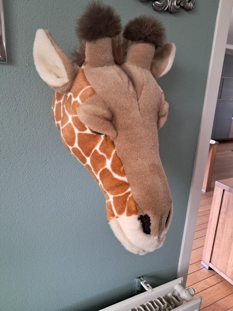 Bibib Dierenkop Giraf wanddecoratie, Overige merken, Nieuw, Ophalen of Verzenden, Wanddecoratie