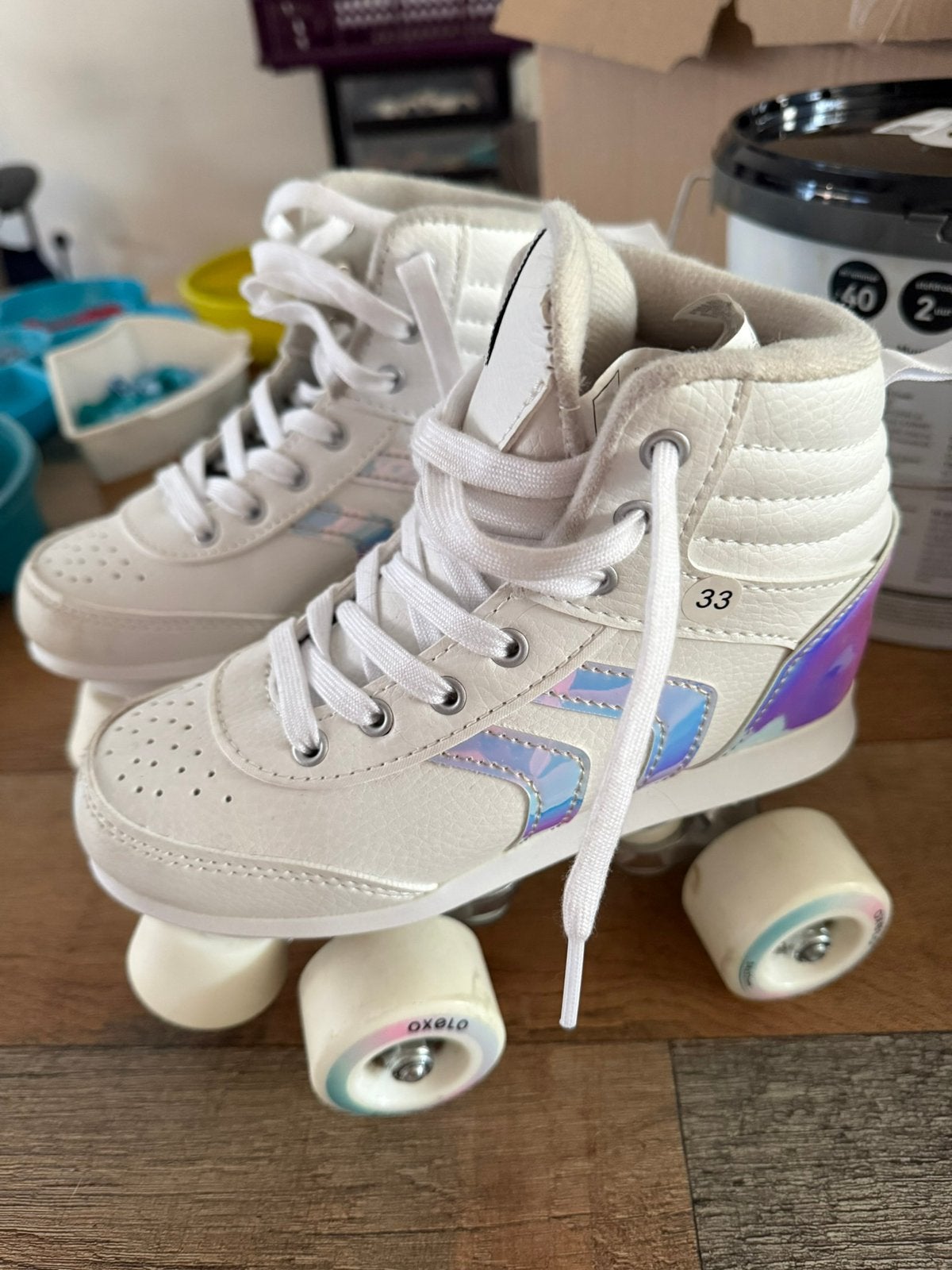 Rolschaatsen zo goed als nieuw maat 33, Ophalen, Zo goed als nieuw