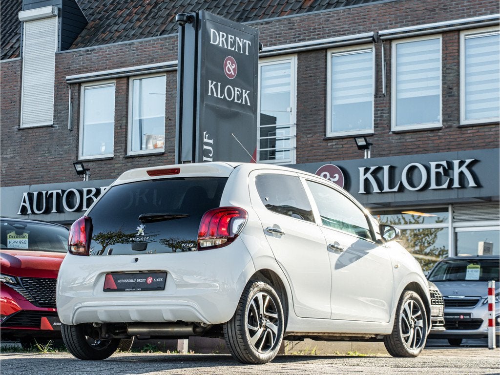Peugeot 108 1.0 e-VTi Allure ORG NL 15 INCH CAMERA AUT AIRCO, Auto's, Stof, Gebruikt, Euro 6, 4 stoelen