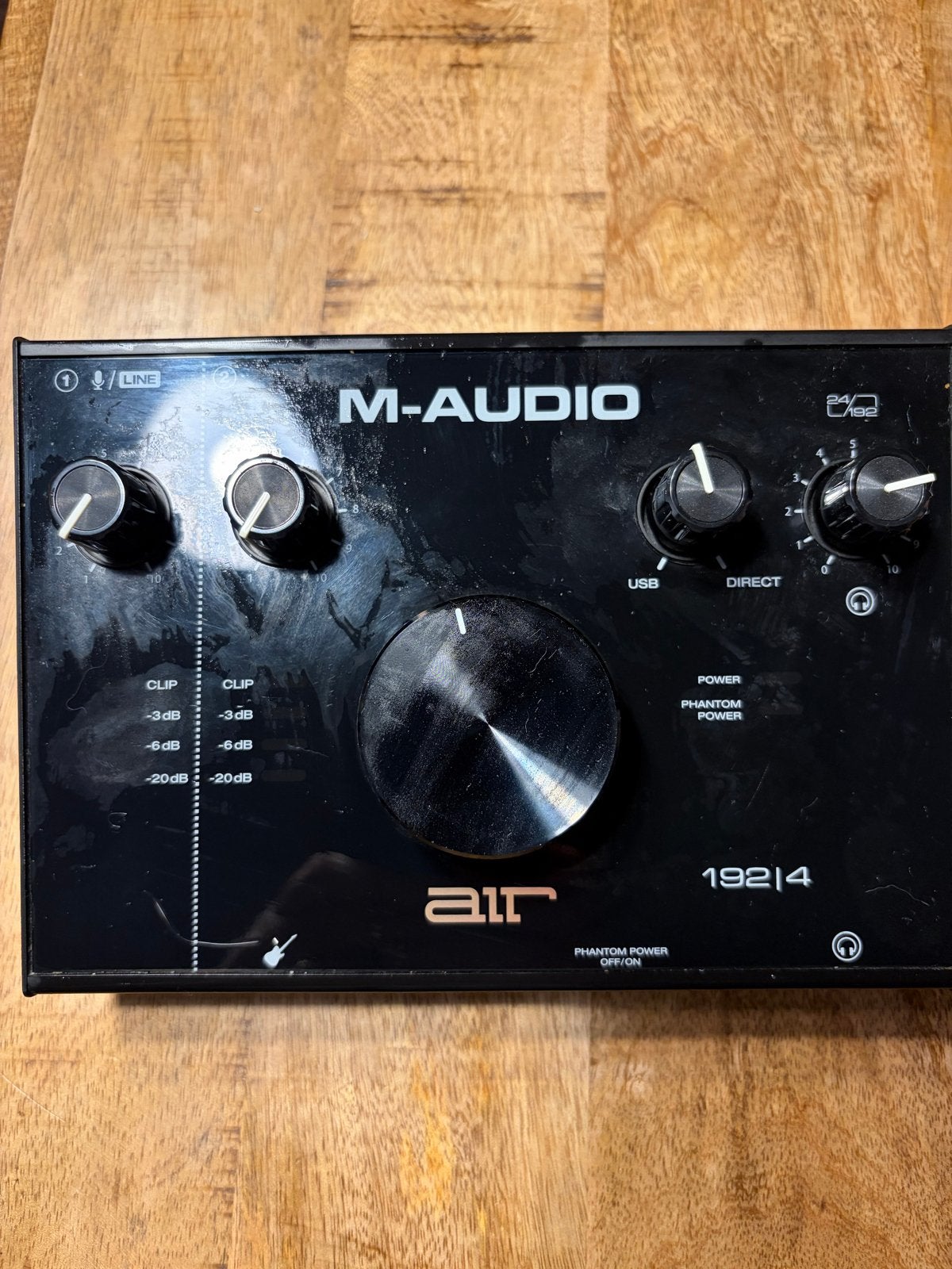 M-Audio AIR 192|14 Audio Interface (Z.g.a.n.), Ophalen of Verzenden, Zo goed als nieuw, Minder dan 5 kanalen, Microfooningang