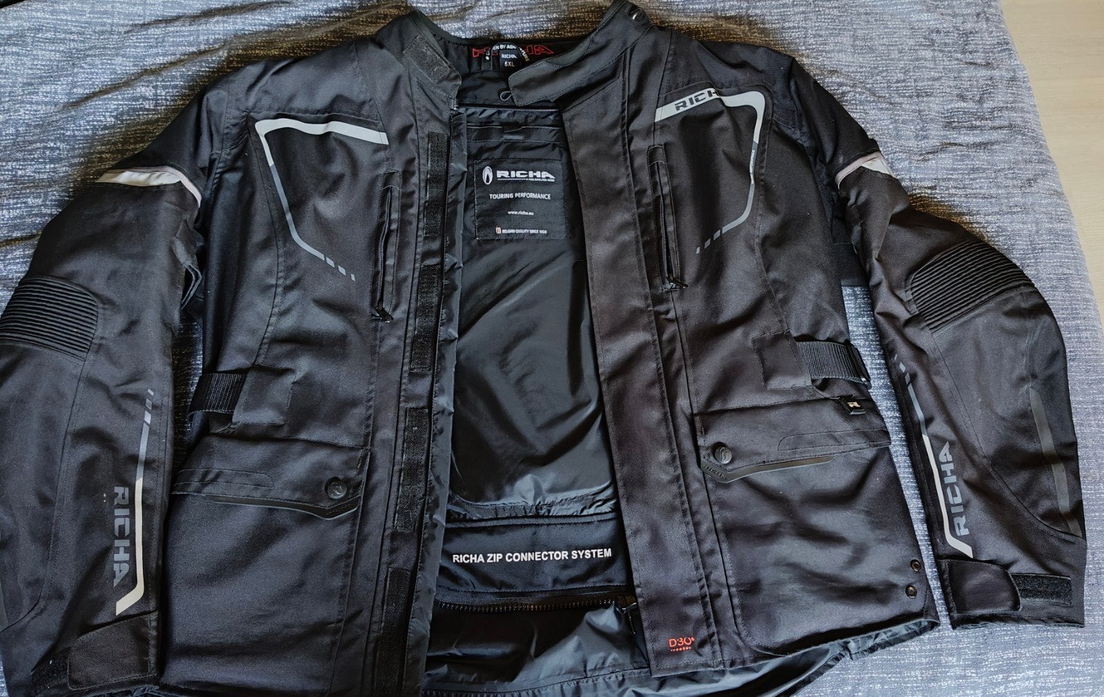 Richa Touring Performance Motorjas 5XL, Motoren, Kleding | Motorkleding, Jas | textiel, Heren, Ophalen of Verzenden, Richa